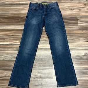 Men’s Lee Extreme Motion Jeans 29x34 Blue Regular Straight Performance Stretch